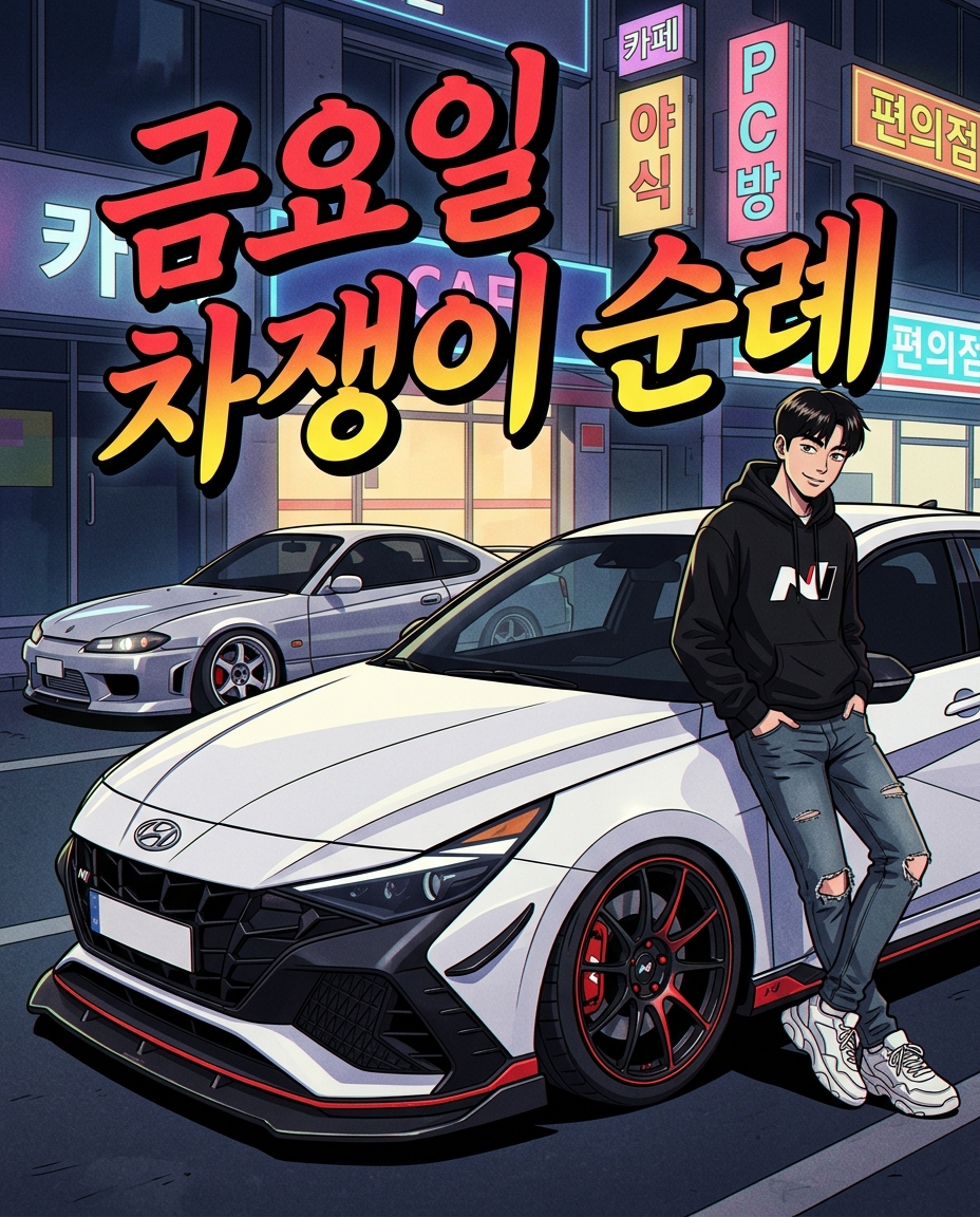 🚗 매주 금요일이면 시작되는 차쟁이들의 영원한 고민...

어디서 모일까? 뉘앙스24? 사바사? 토리토? 